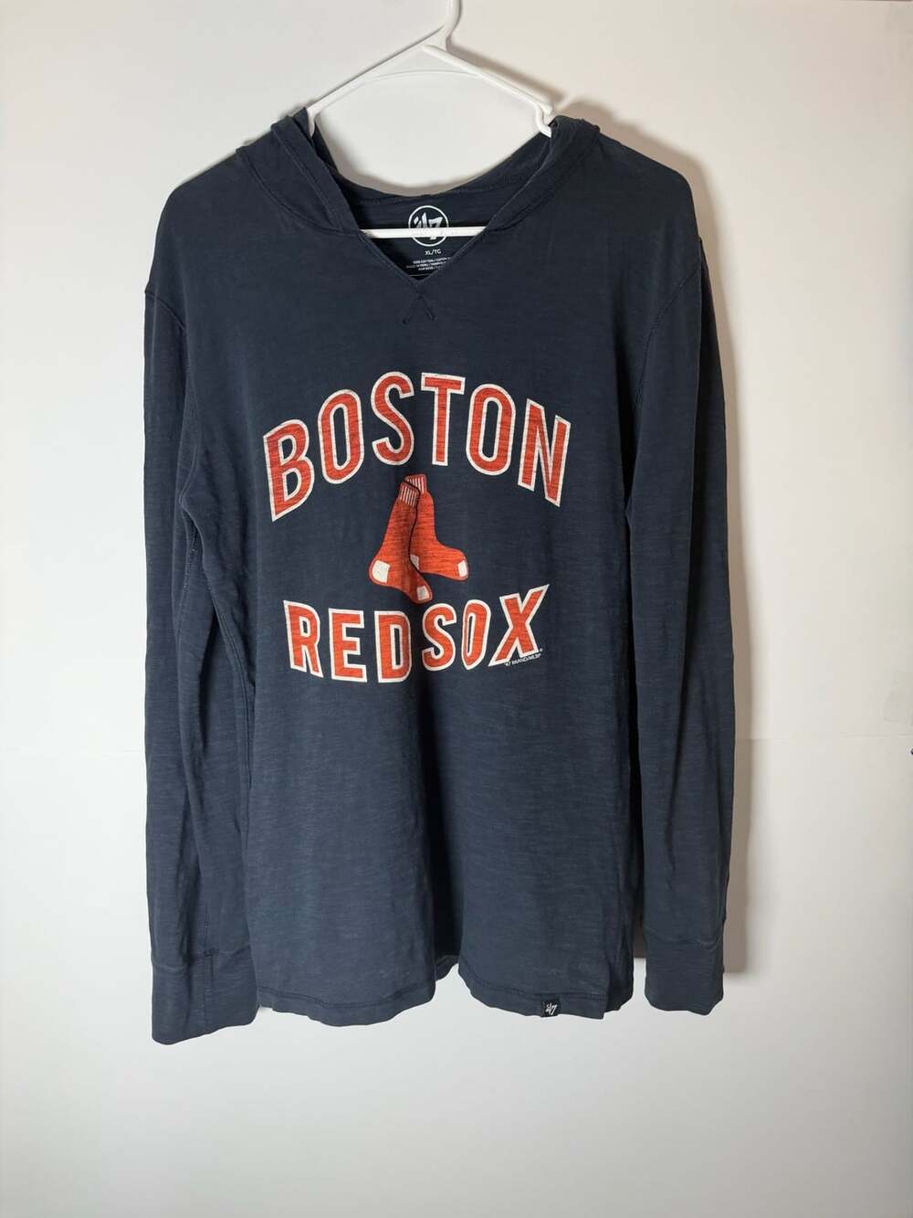 47’ Brand Women’s Boston Red Sox Navy Blue & Red Long Sleeve Pullover Size XL